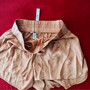 Victory secret shorts satin like shorts new condition with tags